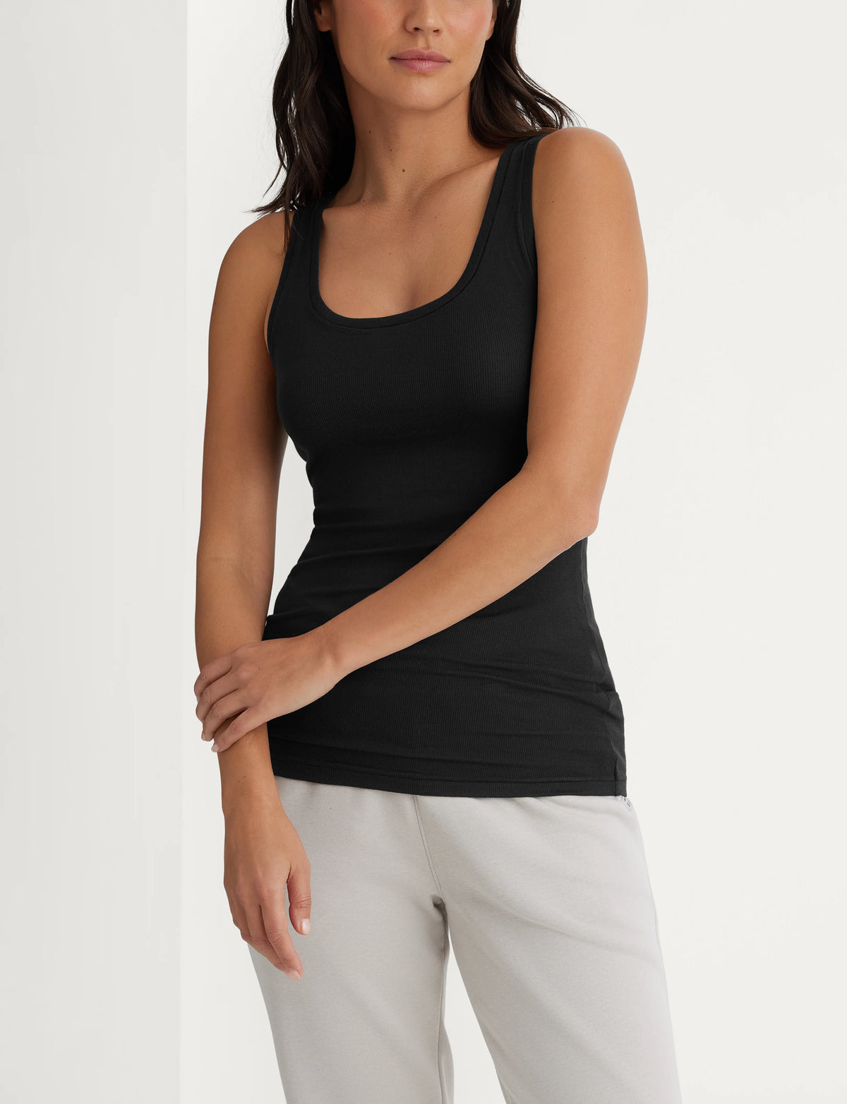 Women's Micro Rib Fitted Tank