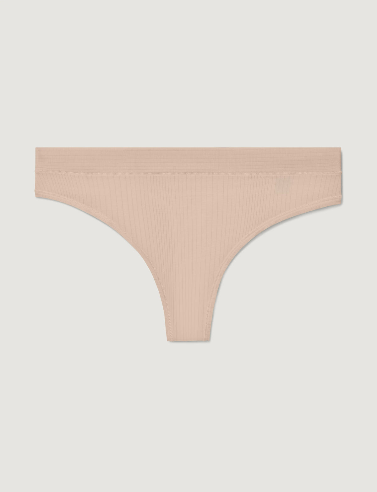 Women's Second Skin Luxe Rib Thong