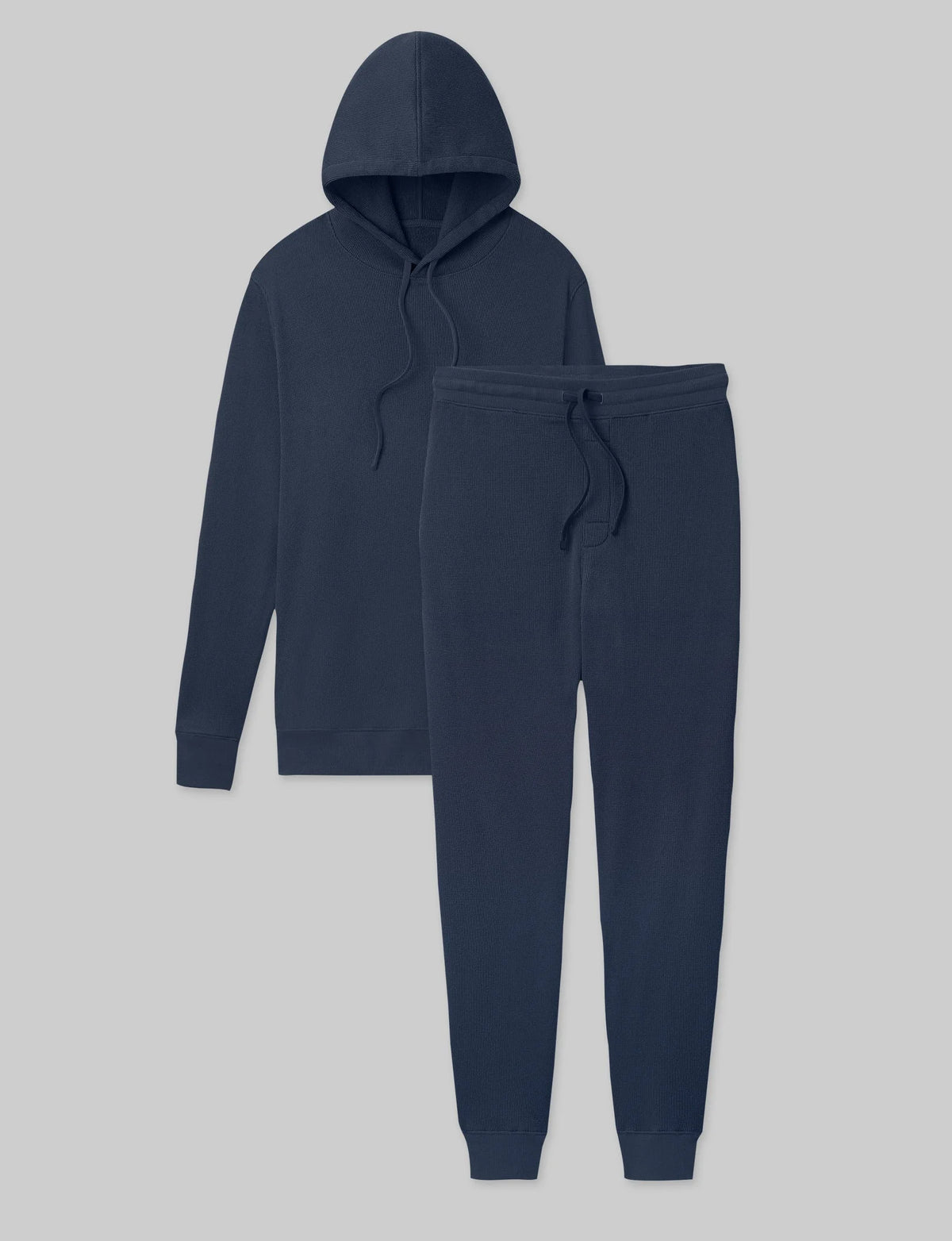 Comfort Waffle Long Sleeve Hoodie & Jogger Set