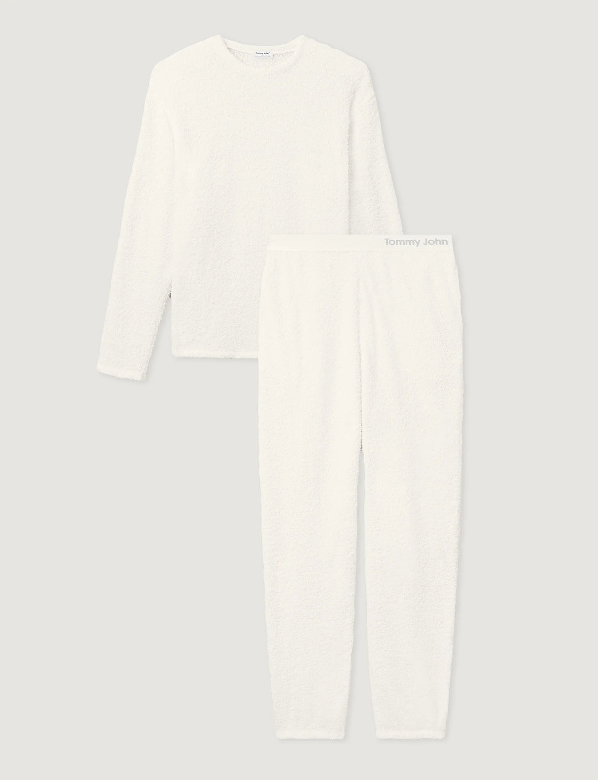Women's Plush Crewneck Sweatshirt & Jogger Set