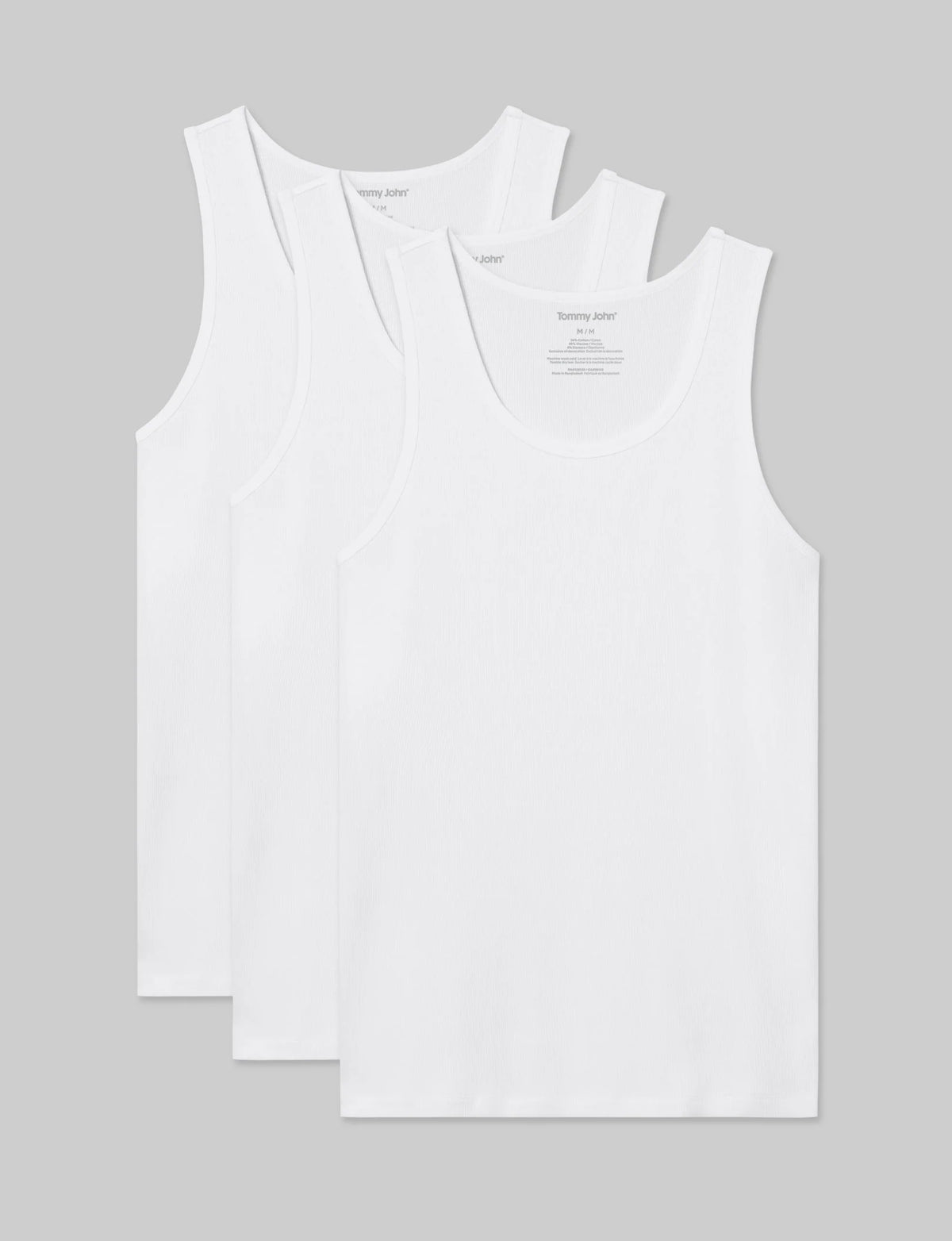 Cool Cotton Rib Tank (3-Pack)
