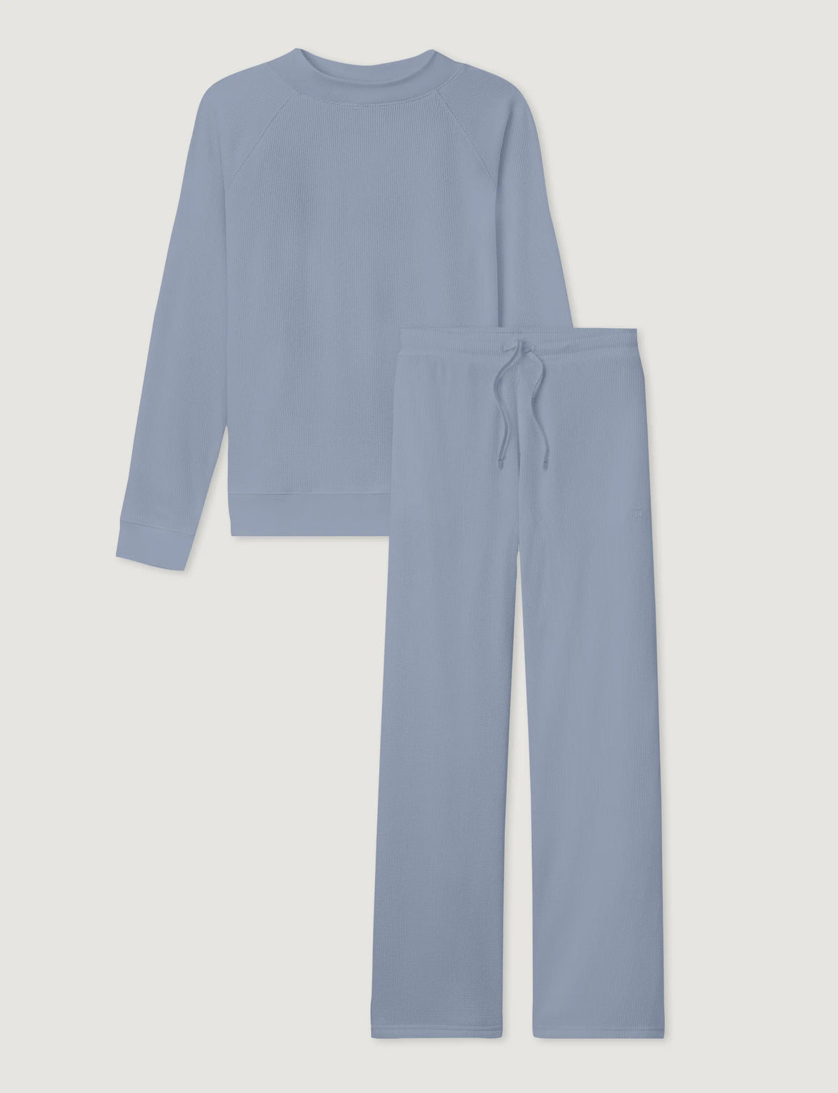 Women's Comfort Waffle Mock Neck & Pant Set