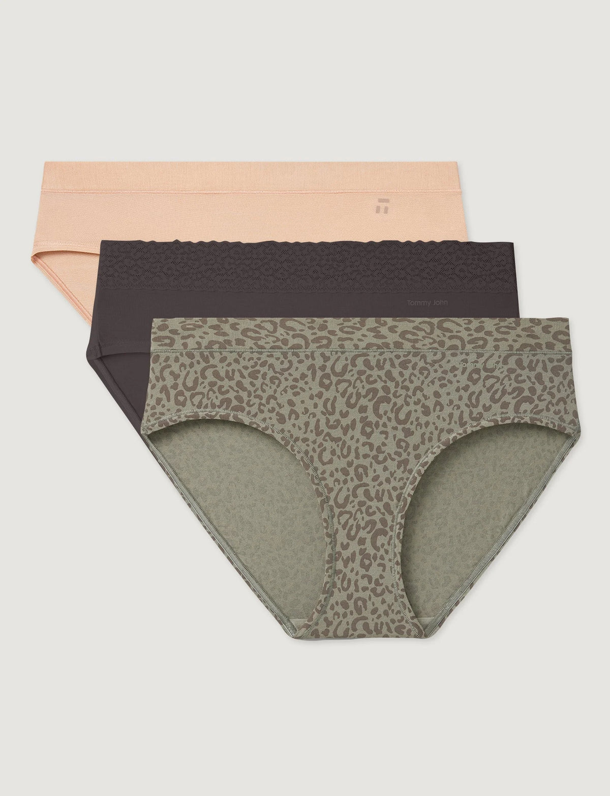 Women's Second Skin Brief, Lace Mix (3-Pack)