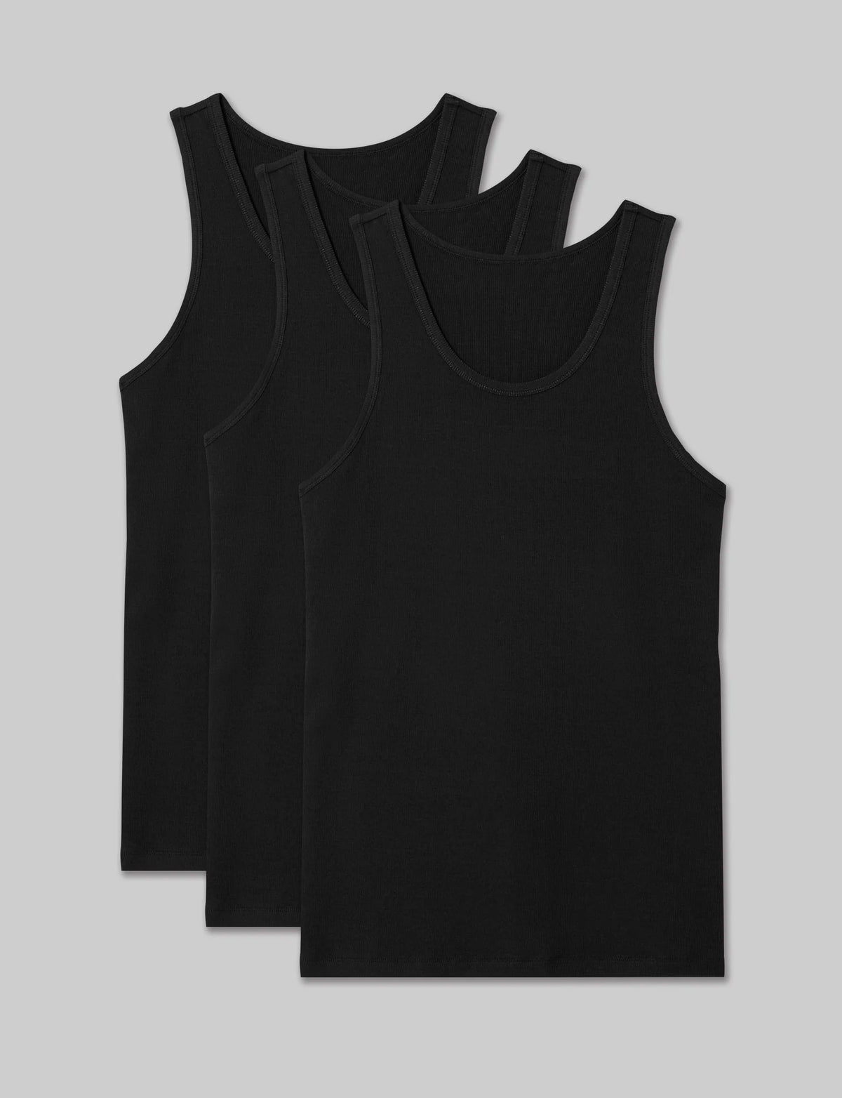 Cool Cotton Rib Tank (3-Pack)