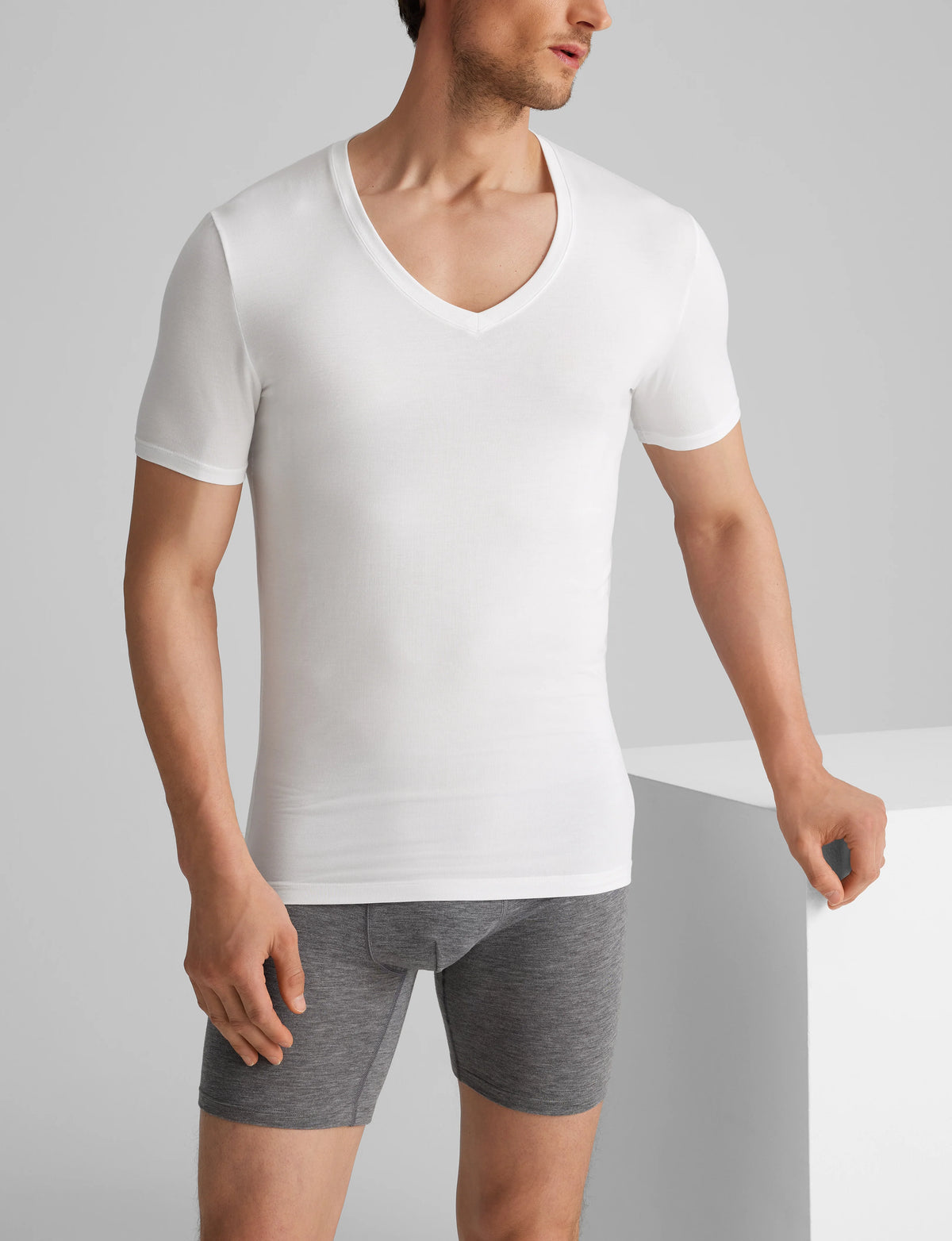 Second Skin Deep V-Neck Stay-Tucked Undershirt